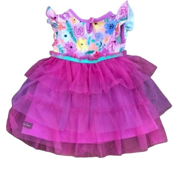 Matilda Jane “Wide Awake Frenchie” Dress Infant Girl Size 3 - 6 month Excellent - Picture 5 of 8
